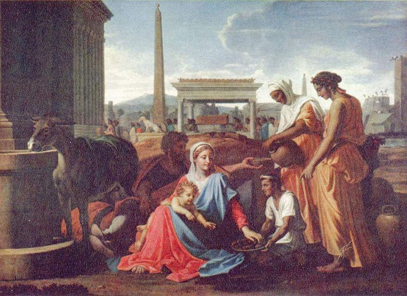 Nicolas Poussin Ruhe auf der Flucht nach agypten China oil painting art